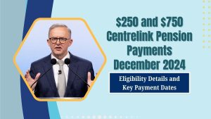 Read more about the article $250 and $750 Centrelink Pension Payments in December 2024: Eligibility Details and Key Payment Dates