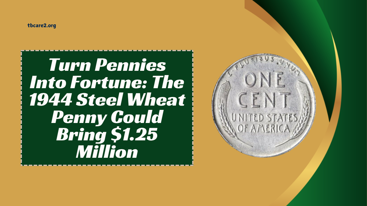 Read more about the article Turn Pennies Into Fortune: The 1944 Steel Wheat Penny Could Bring $1.25 Million